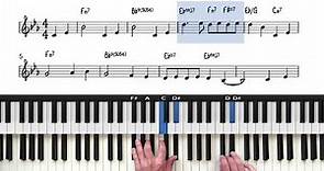 "Pure Imagination" Jazz Piano Lesson For Beginners