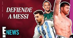Andrés Guardado defiende a Messi