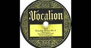 Trouble Blues Pt. 1 - Scrapper Blackwell - 1928 - HQ Sound