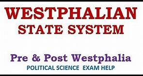 WESTPHALIAN STATE SYSTEM: ORIGIN, MEANING, AND RELEVANCE
