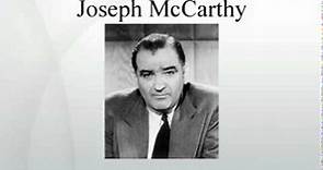 Joseph McCarthy