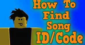 How to find song IDs / Codes on Roblox