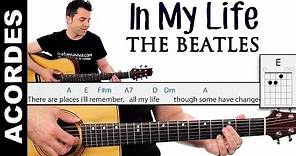 guitarra The Beatles In My Life guitarra acordes guitar chords