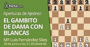 Aperturas de ajedrez: El Gambito de Dama con blancas