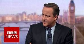 Cameron warns leaving EU is a 'step into the dark' - BBC News