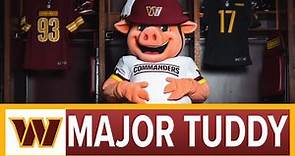 Major Tuddy is the Commanders' new mascot