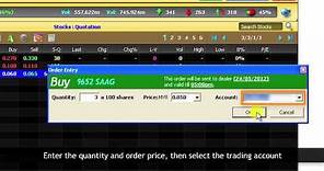 Maybank2u Online Stocks Tutorial 4: How to Buy and Sell Stocks