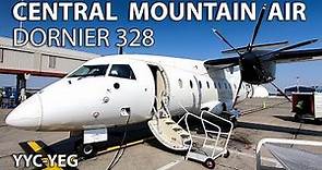 FLYING THE DORNIER 328! Central Mountain Air Calgary to Edmonton