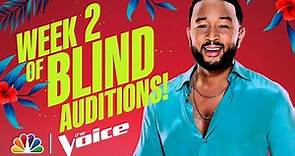 The Best Performances from the Second Week of Blind Auditions | NBC's The Voice 2022