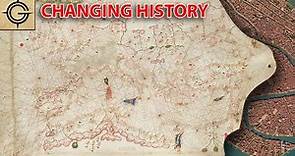 This 14th century chart was just rediscovered...it changes map making history