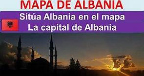 Mapa de Albania. Capital de Albania