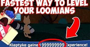FASTEST WAY TO LEVEL YOUR LOOMIANS (LOOMIAN LEGACY EXP GUIDE)