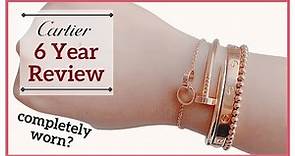 CARTIER LOVE BRACELET LONG-TERM REVIEW - 6 YEARS 24/7 - Interlocking Love Bracelet | My First Luxury