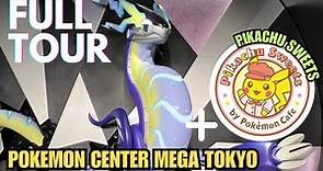 MEET MIRAIDON! FULL TOUR Pokemon Center Mega Tokyo & Pikachu Sweets ポケモンセンター