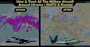 The Best Military Aircraft Tracker! Easily Track Military Aircraft Around Ukraine! & The World!