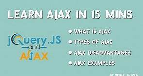 Learn Ajax in 15 mins with examples