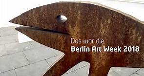 Das war die Berlin Art Week 2018