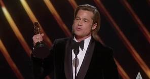 Brad Pitt Wins Best Supporting Actor