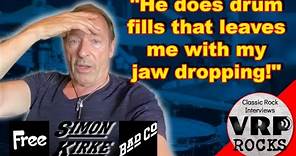 Which Current Drummer Leaves Bad Co's Simon Kirke's Jaw Dropping?