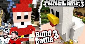 El Mejor Santa Claus de Minecraft | Minecraft Build Battle #3 | Juegos Karim Juega