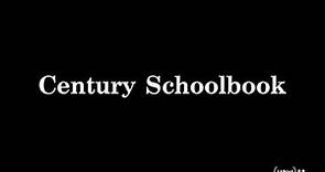 Century Schoolbook Font Download