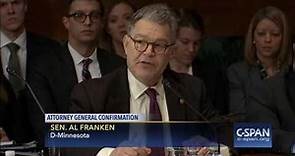 Sen. Al Franken full statement on Attorney General Nominee Sen. Jeff Sessions (C-SPAN)
