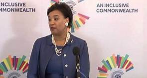 Rt Hon Patricia Scotland QC welcome address at the Commonwealth Secretariat