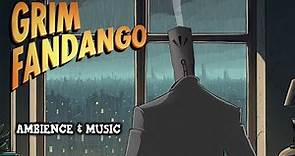 Grim Fandango | Ambience & Music | Watch the Rain with Manny Calavera