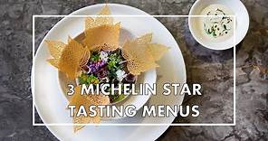 5 of the world's BEST TASTING MENUS at 3 Michelin star restaurants (full menus with explanation)