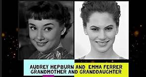 Audrey Hepburn and Emma Ferrer | Grandmother and granddaughter | The dynasty of celebrities