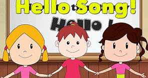 Hello Song for Kids - Kindergarten and Preschool Song - ELF Learning