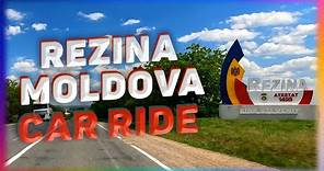 The City Of Rezina, Republica Moldova. Car Ride. Dance Music
