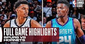 SPURS vs HORNETS | NBA SUMMER LEAGUE | FULL GAME HIGHLIGHTS