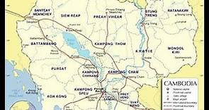 mapa de Camboya