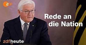 Bundespräsident Steinmeier hält Grundsatzrede: "Alles stärken, was uns verbindet" I live