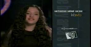 Kat Dennings Bay Area's The WB Promo TV Network Commercial