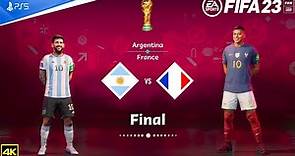 FIFA 23 - Argentina Vs France - FIFA World Cup 2022 Qatar | Final | PS5™ [4K ]