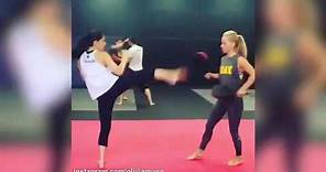 Olivia Munn shows off her tae kwon do skills on Instagram
