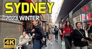 Australia Walking Tour, Sydney 2023 Winter 4K