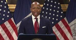 Mayor Eric Adams Delivers First Address to New Yorkers