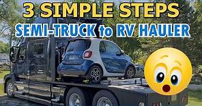 HOW TO CONVERT A SEMI-TRUCK TO A RV HAULER | HDT RV LIFE