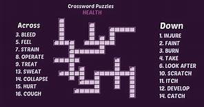 Crossword Puzzle Game In English | Puzzles With Answers