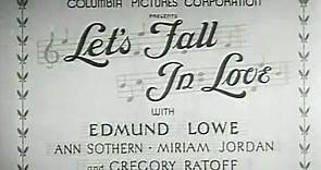 Let's Fall In Love (1933) | Full Movie | Ann Sothern, Edmund Lowe, Miriam Jordan, Gregory Ratoff, Betty Furness