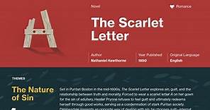 The Scarlet Letter Plot Summary | Course Hero
