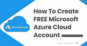 How To Register Microsoft Azure Free Trial Account