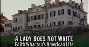 Edith Wharton - “A Lady Doesn’t Write” - A BBC2 ‘Bookmark’ Documentary narrated by Ian Holm