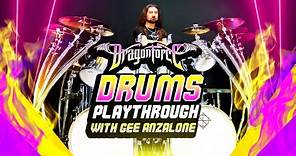 Through the Fire and Flames Drum Cover with GEE ANZALONE of DRAGONFORCE