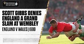 Scott Gibbs breaks English hearts with a stunning try in 1999 | Guinness Six Nations