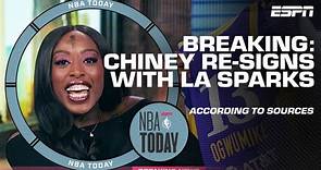 🚨 Chiney Ogwumike announces she's re-signing with the LA Sparks | NBA Today