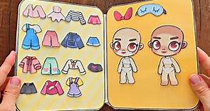 How to make Cute Paper Doll?/ Avatar World Kağıt Bebek saç, giysi, ayakkabı #avatarworld #tocaboca